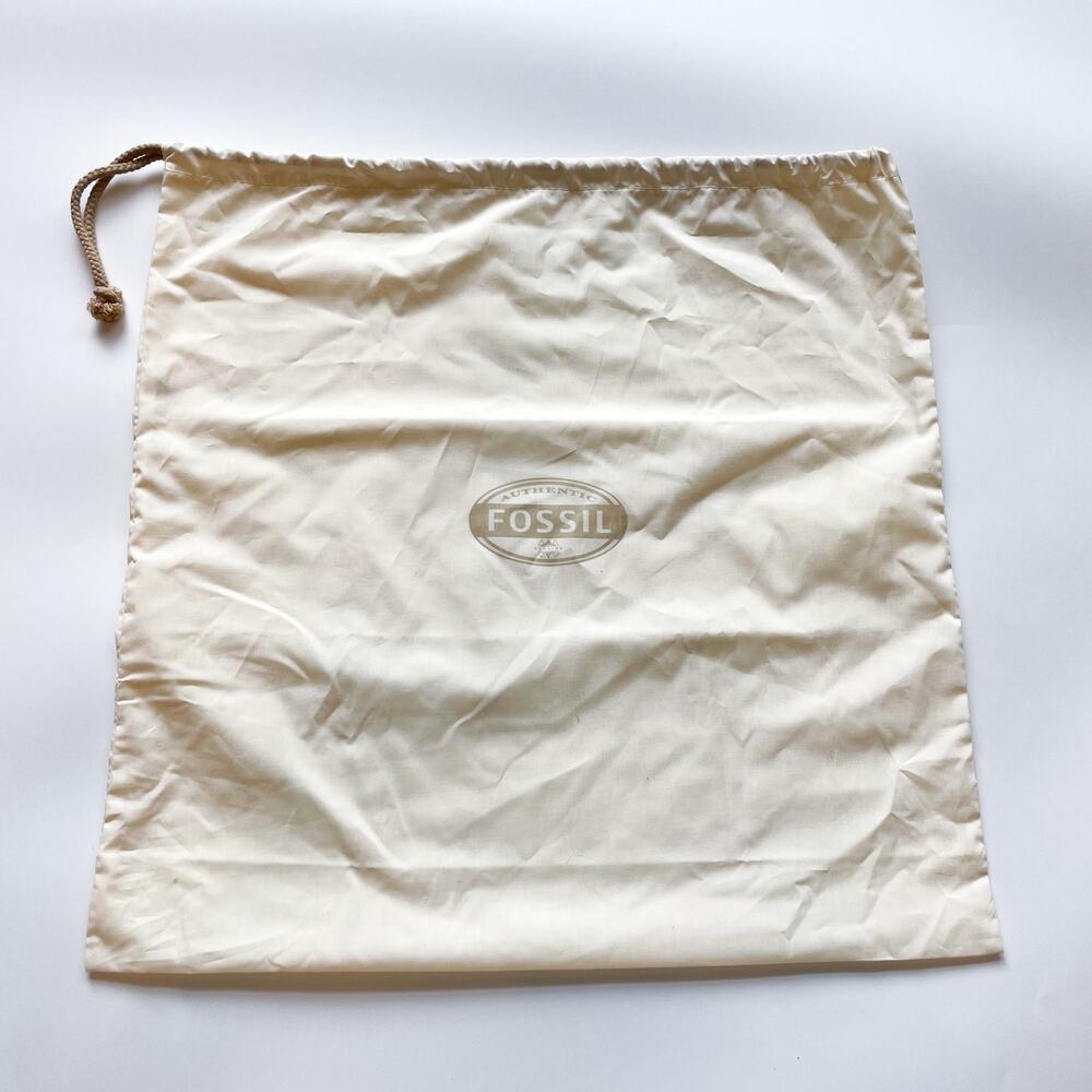 Fossil Drawstring Dust Bag for Purse Storage 17.5x18"